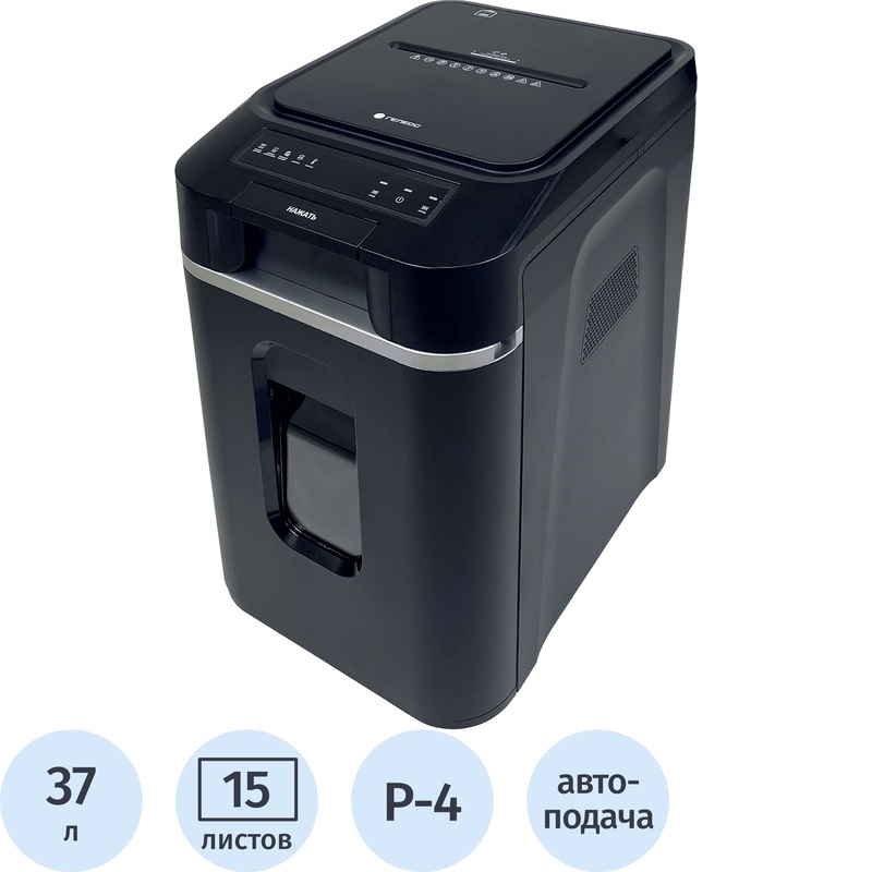 Изображение товара Уничтожитель документов Гелеос АП37-4 4 уровень секретности корзина 37 л безопасность