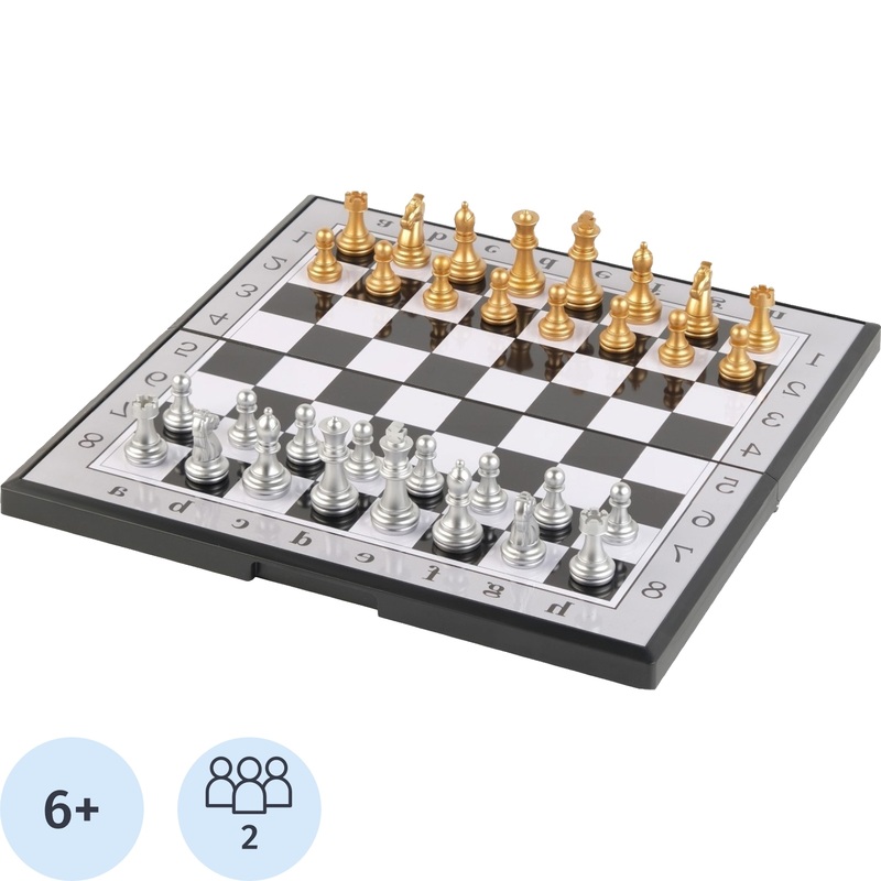Изображение товара Настольная игра шахматы магнитные классика компактный набор для развлечений и отдыха