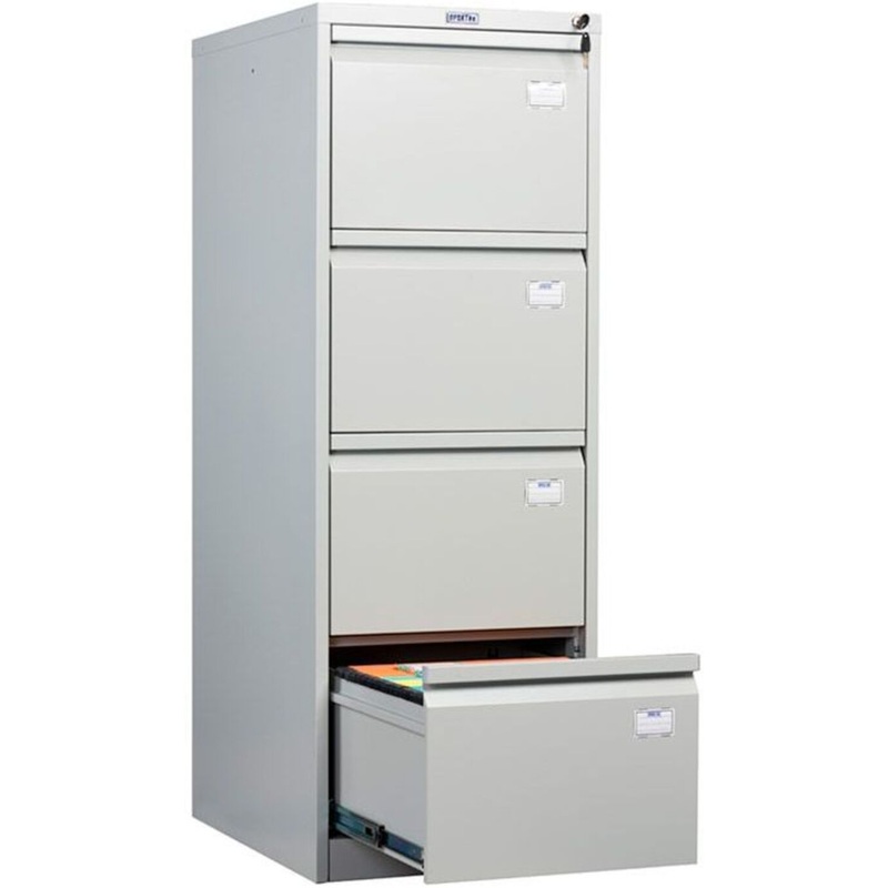 Изображение товара Картотека Практик AFC-04 для документов А4 (серый, 470x630x1320 мм)