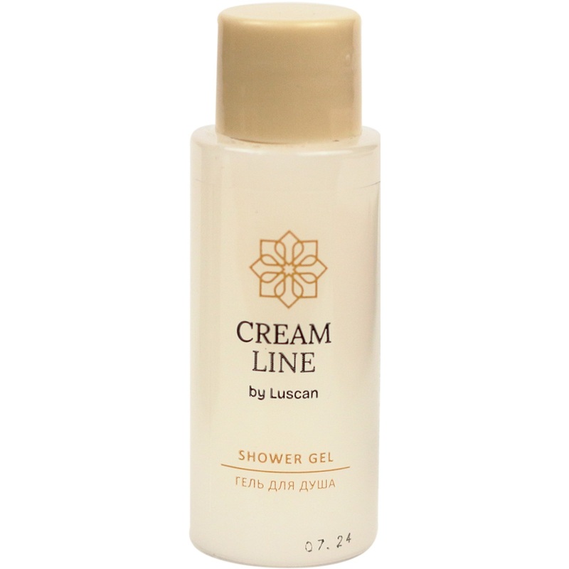 Изображение товара Гель для душа Luscan Cream Line 30 мл флакон (200 штук в упаковке)