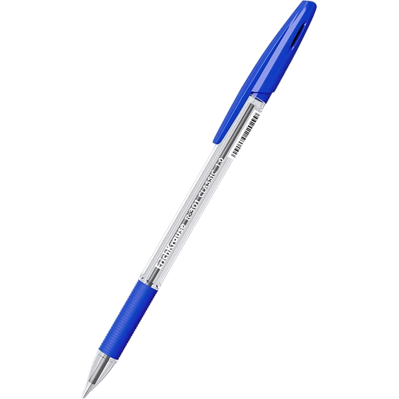 Изображение товара Ручка шариковая неавтоматическая Erich Krause R-301 Classic Stick&Grip синяя (толщина линии 0.5 мм, 39527)