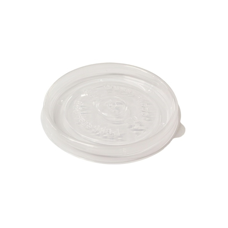 Изображение товара Уценка. Крышка пластиковая прозрачная диаметр 98 мм (400 штук в упаковке)