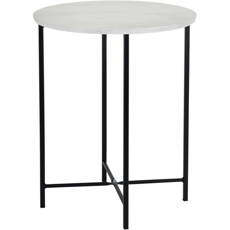 Изображение товара Стол журнальный BeautyStyle 16 (дуб дымчатый/черный, 500х500х610 мм)