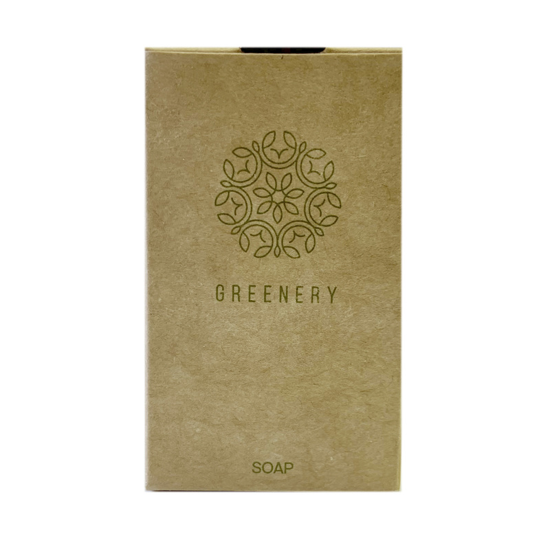 Изображение товара Мыло туалетное Greenery 13 г картон 500 штук в упаковке для рук