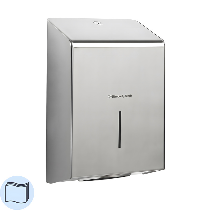 Изображение товара Диспенсер для полотенец листовых Kimberly-Clark металл 8971 настенный