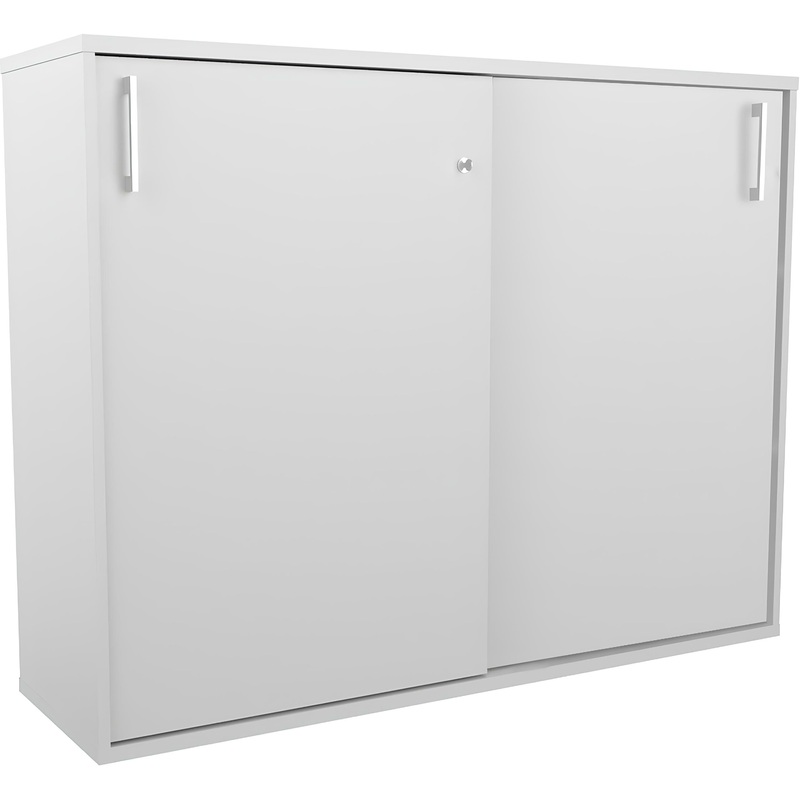 Изображение товара Шкаф-купе для документов Steel 143 белый практичный офисный мебель