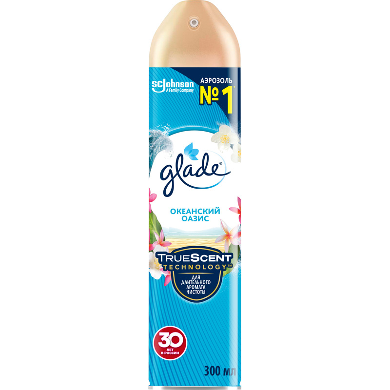 Изображение товара Освежитель воздуха Glade Океанский оазис 300 мл