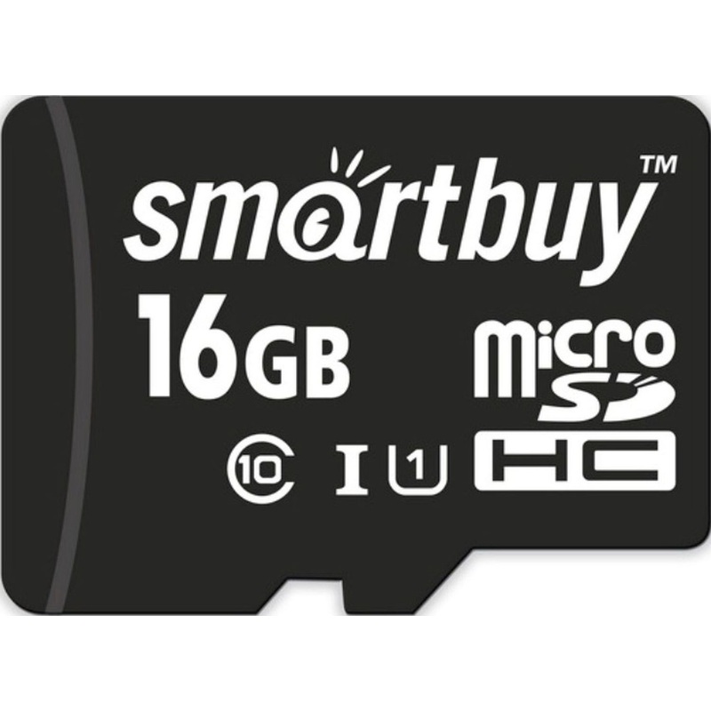 Изображение товара Карта памяти 16 ГБ microSDHC SmartBuy Class 10 с адаптером