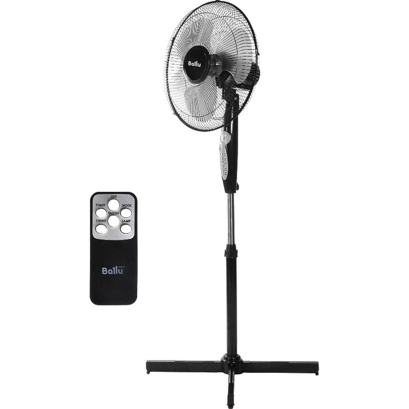 Изображение товара Ballu BFF 807 напольный вентилятор черный 45 Вт 3 скорости таймер 7 5 ч