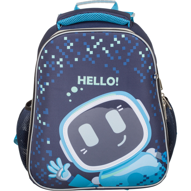 Изображение товара Ранец Комус Класс Basic Robot Hello для мальчиков с анатомической спинкой