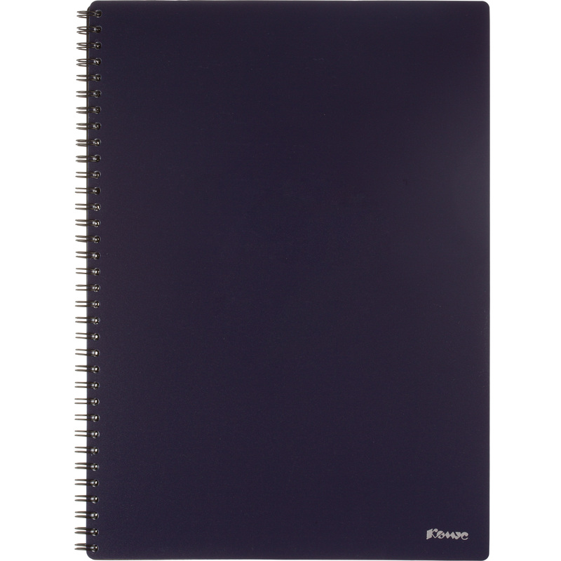 Изображение товара Бизнес-тетрадь Комус Classic А4 100 листов синяя в клетку на спирали