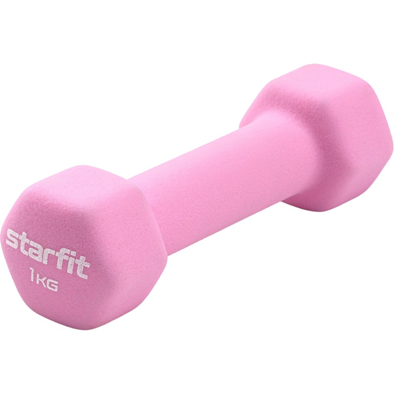 Изображение товара Гантель неопреновая Starfit DB-201 1 кг Изображение товара Гантель неопреновая Starfit DB-201 1 кг