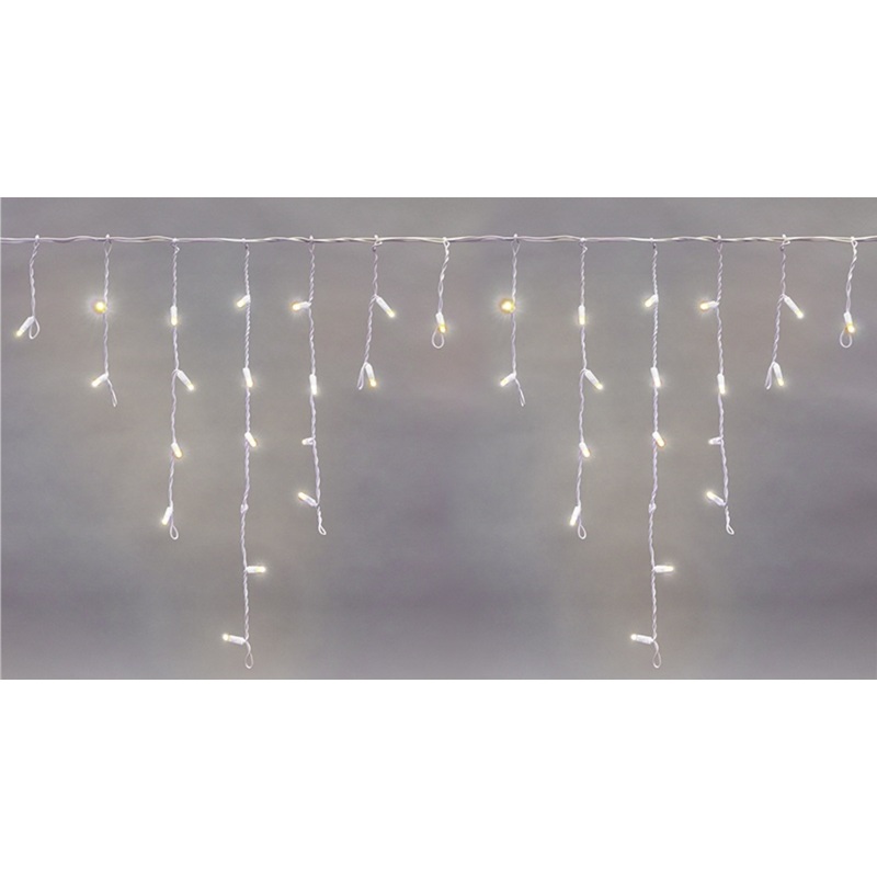 Изображение товара Гирлянда светодиодная Neon-Night Бахрома тёплый белый свет 152 светодиода