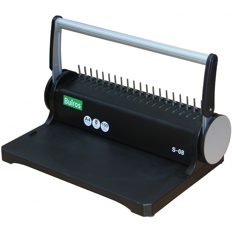 Изображение товара Брошюровщик Bulros S-08 механический с пластиковой пружиной для А4
