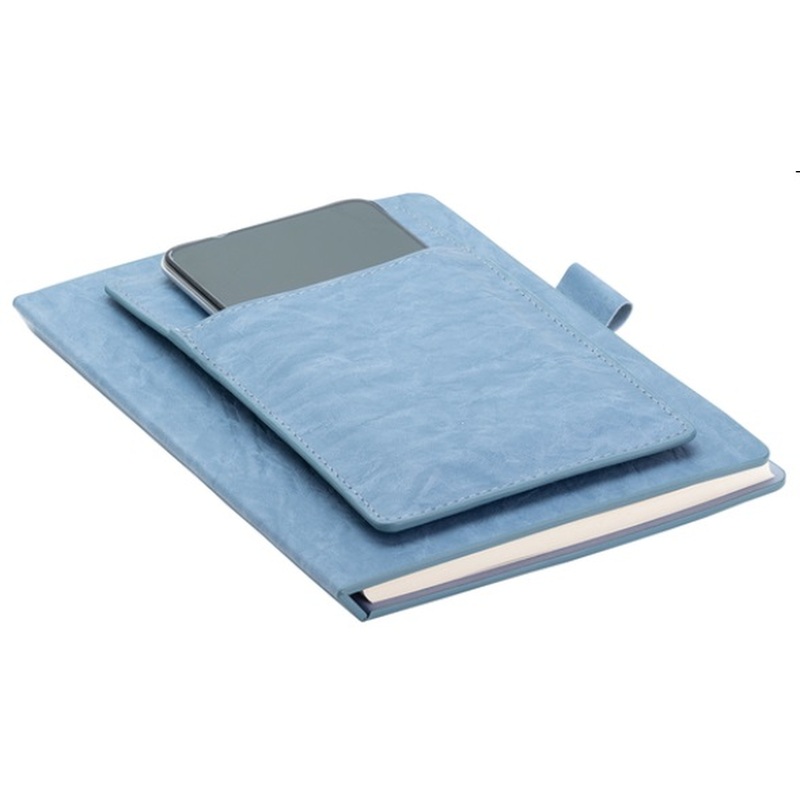 Изображение товара Блокнот Savona 15x20 см 70 листов с синей обложкой и липкими заметками