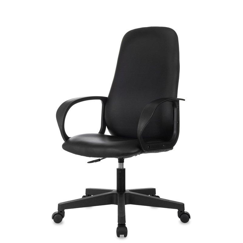 Изображение товара Кресло для руководителя Комус Мебель EChair 660 чёрное (экокожа, пластик)