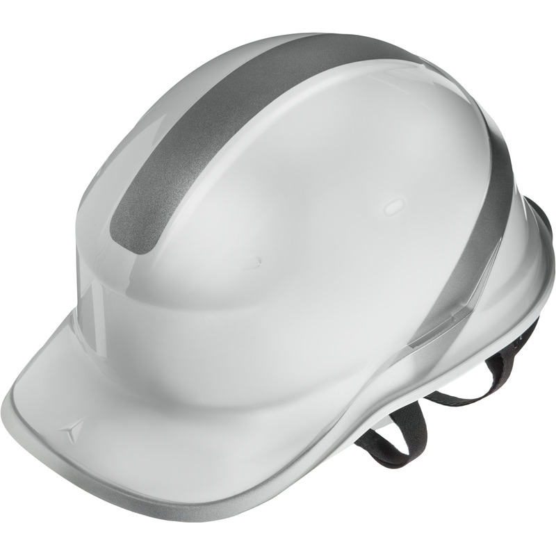 Изображение товара Каска защитная Delta Plus Baseball Diamond V Up белая с храповым механизмом светящаяся ( DIAM5UPBCFLBS)