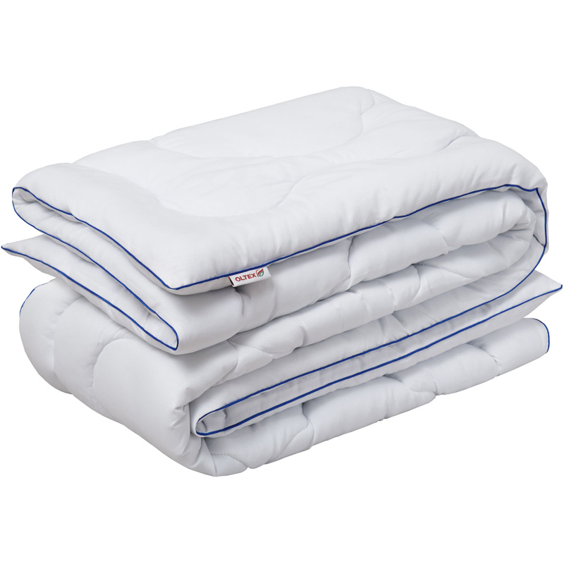 Изображение товара Одеяло евро Олтекс 200x220 см стёганое с кантом белое всесезонное