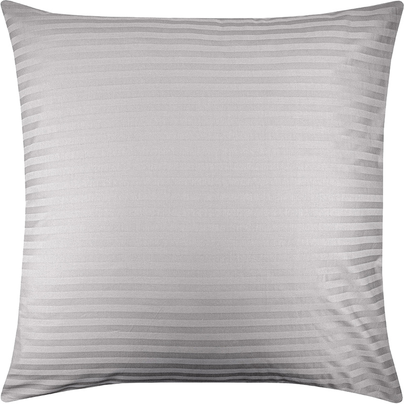 Изображение товара Наволочка Monocolor 70x70 см страйп-сатин серый 2 шт высокое качество Россия