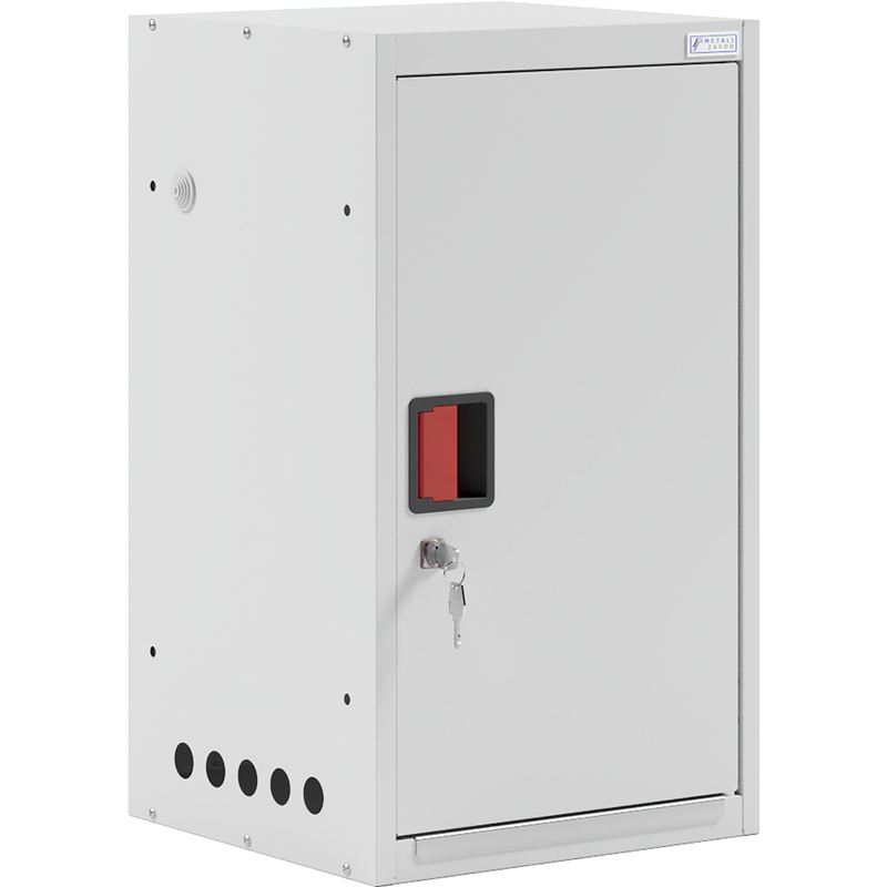 Изображение товара Шкаф для газовых баллонов Металл-Завод ШГР 27-1 (светло-серый, 400х385х700 мм)