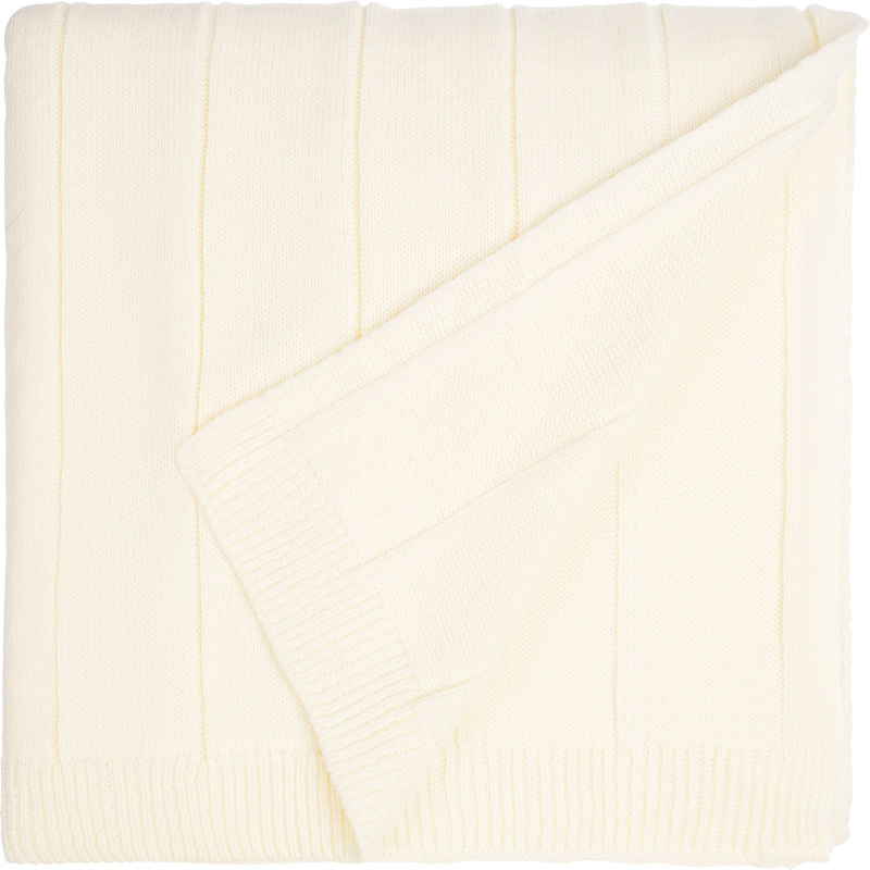 Изображение товара Плед Teplo Bambolay акрил 110x170 см молочно-белый для дома