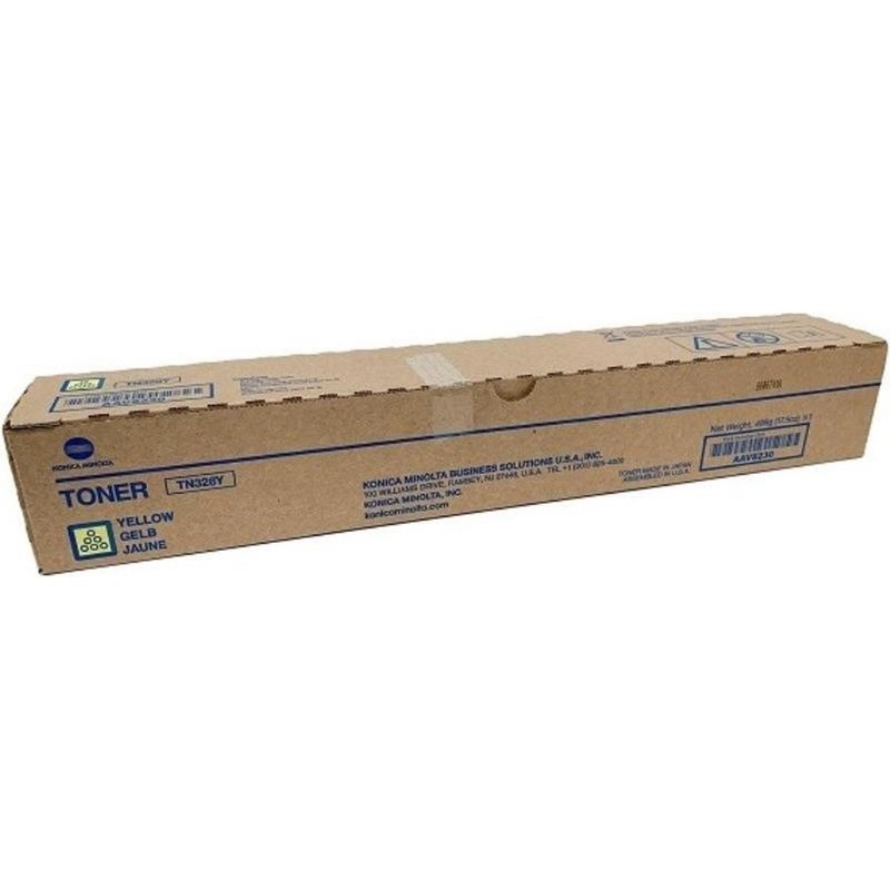 Изображение товара Уценка. Картридж лазерный Konica Minolta TN-328Y желтый оригинальный (AAV8250/A)