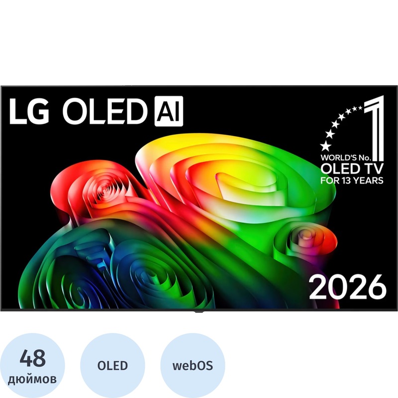 Изображение товара Телевизор 48" LG OLED48B6RLA Ultra HD 4K (OLED48B6RLA.ARUG)