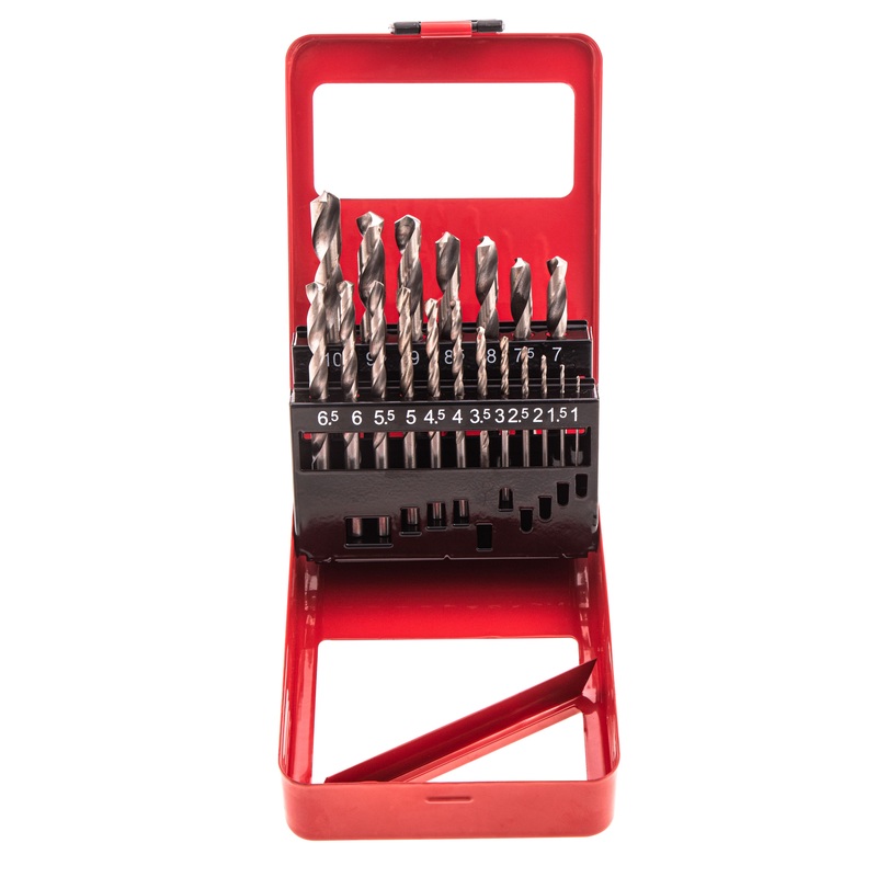 Изображение товара Набор свёрл Matrix 1-10 мм Р4М4X2 19 штук