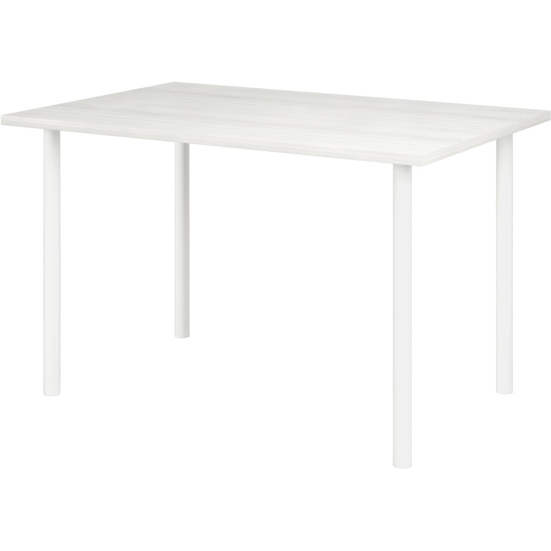 Изображение товара Классический обеденный стол Статус из ДСП и металла, 160x80 см