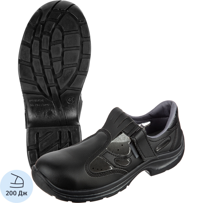 Изображение товара Полуботинки с перфорацией Brener 06113/1С черные с металлическим подноском размер 36