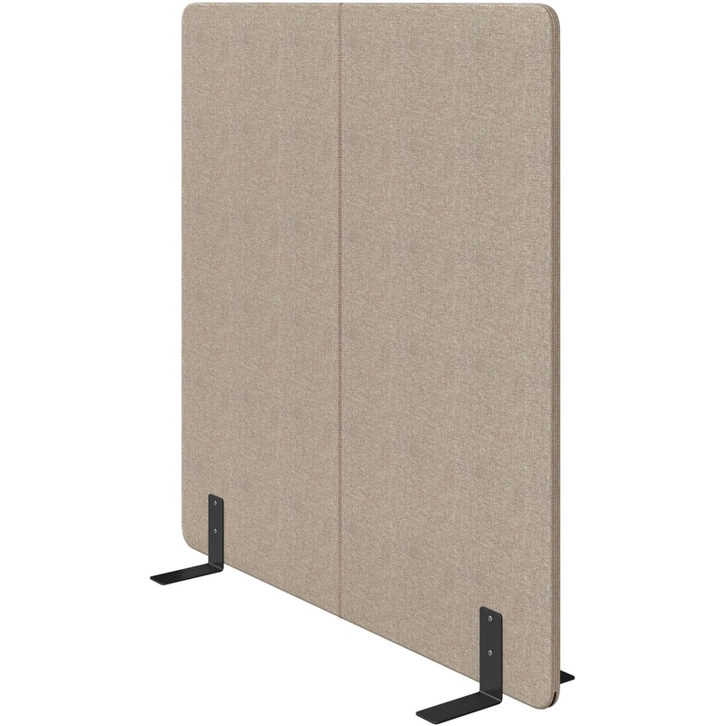 Изображение товара Мобильная офисная перегородка Домино FX-160/160 бежевый ткань для зонирования пространства