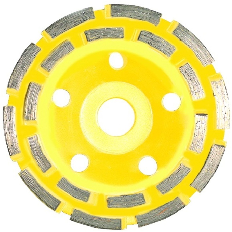 Изображение товара Чашка шлифовальная двухрядная по камню и керамограниту Бибер 70711 125х22.2 мм (тов-145431)