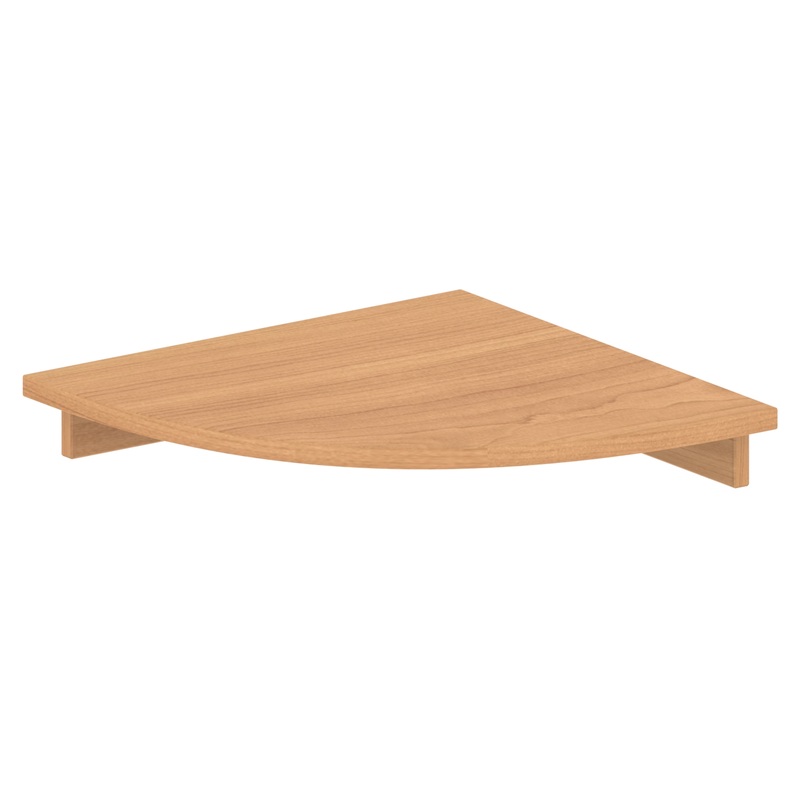 Изображение товара Надставка для монитора Комус Мебель Easy One из ЛДСП цвет груша ароза