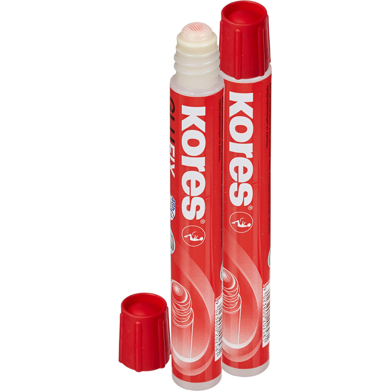 Изображение товара Канцелярский жидкий клей Kores 50 мл с силиконовым аппликатором бесцветный