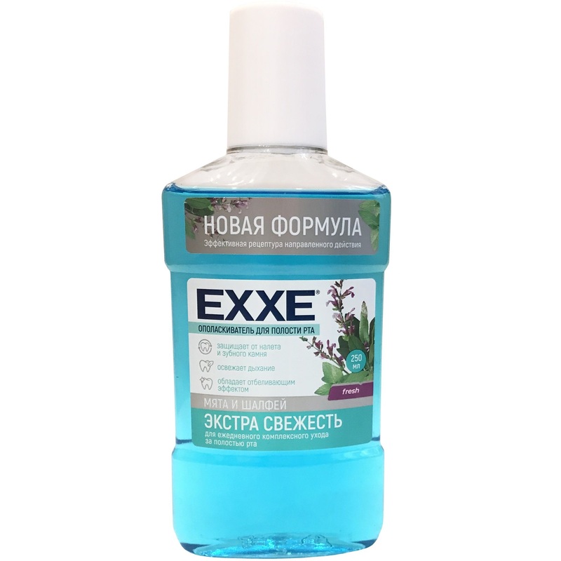 Изображение товара Ополаскиватель для полости рта Арвитекс Exxe Экстра свежесть 250 мл