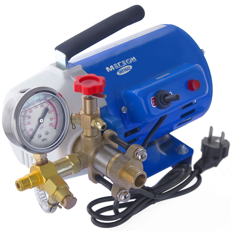Изображение товара Насос Мегеон 98160 опрессовочный электрический с 17л резервуаром