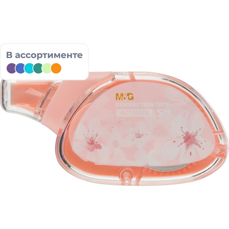 Изображение товара Корректирующая лента M&G Sakura Time 5 мм x 5 м