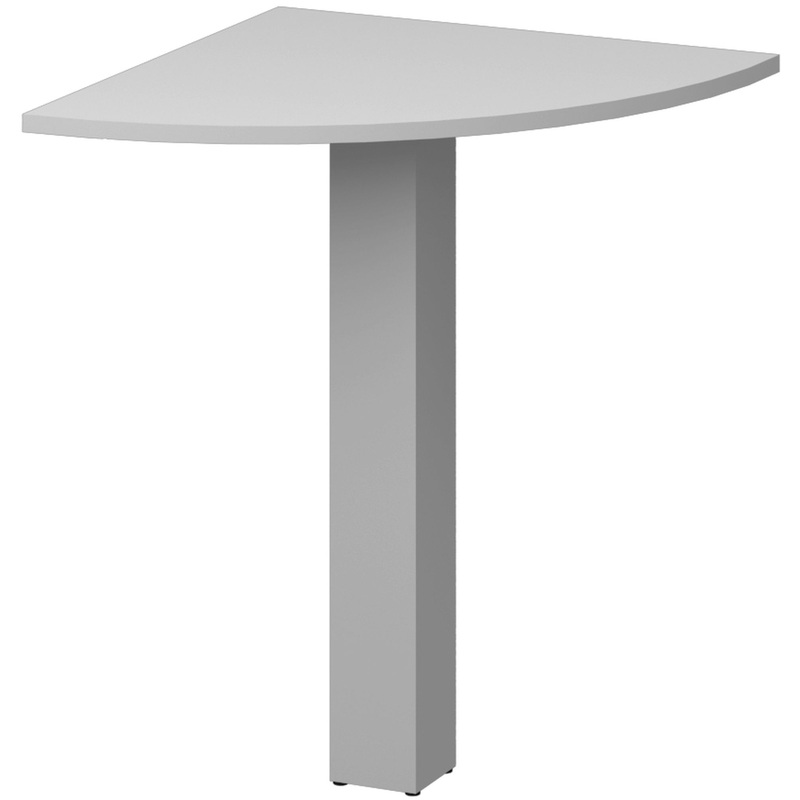 Изображение товара Угловая приставка Бюджет 2366 - белый шагрень 600х600х740 мм