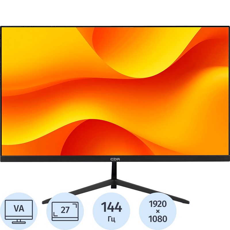 Изображение товара Монитор 27" CBR MF2703 чёрный (LCD-MF2703-OPC) Изображение товара Монитор 27" CBR MF2703 чёрный (LCD-MF2703-OPC)