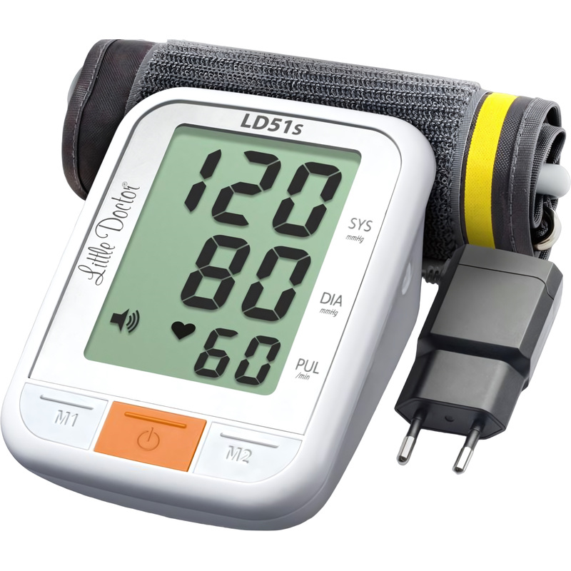 Изображение товара Тонометр LITTLE DOCTOR LD51S с голосовым воспроизведением и поверкой