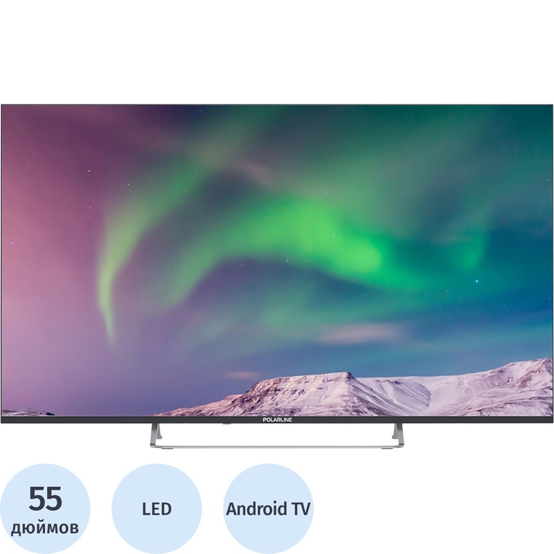Изображение товара Телевизор 55" Polarline 55PU11TC-SM Ultra HD 4K