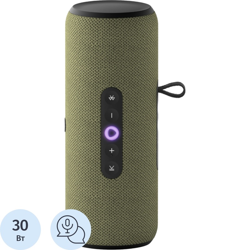 Изображение товара Умная колонка Яндекс Станция Стрит зелёная с голосовым управлением IP67