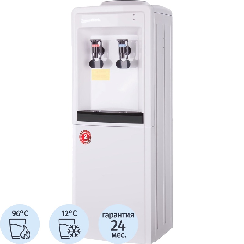 Изображение товара Кулер для воды Aqua Work AW 0.8LDR белый нагрев и охлаждение