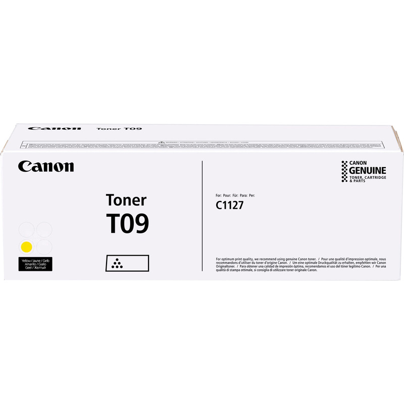 Изображение товара Лазерный картридж Canon 09 Y 3017C006 желтый оригинальный для i-SENSYS
