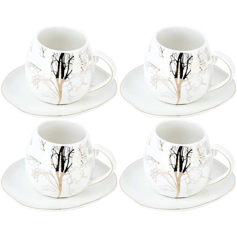 Изображение товара Набор чайный Nouvelle Home 5th Avenue Golden Forest на 4 персоны фарфор (8 предметов)