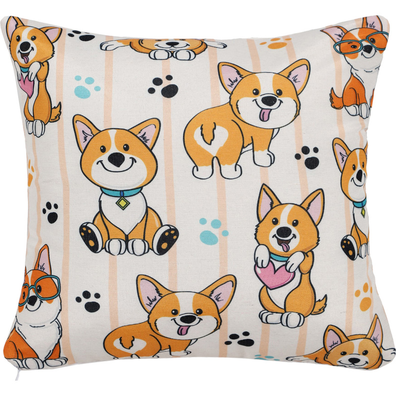 Изображение товара Подушка декоративная 40х40 см смесовая разноцветная ПД40-053