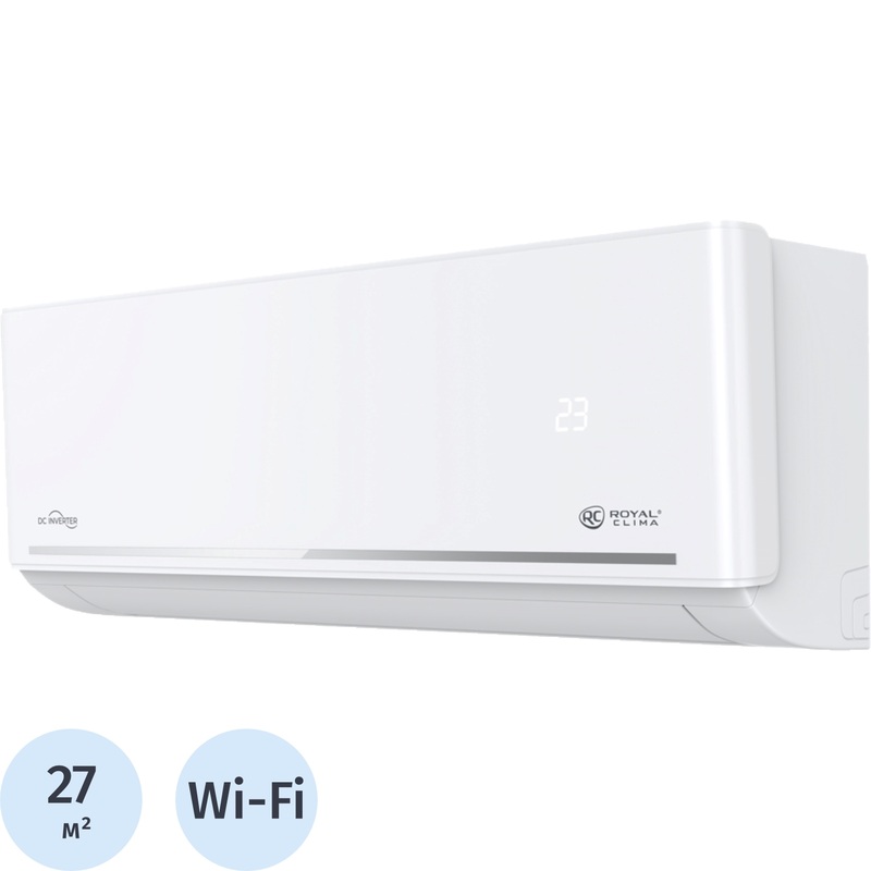 Изображение товара Инверторная сплит-система Royal Clima RCI-FCE24HN управление через Wi-Fi Изображение товара Инверторная сплит-система Royal Clima RCI-FCE24HN управление через Wi-Fi