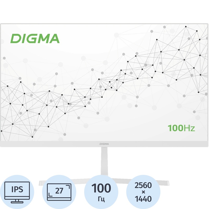 Изображение товара Монитор 27" Digma 27P502Q белый