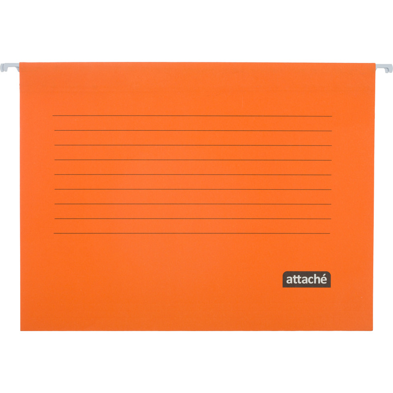 Изображение товара Папка подвесная Attache А4 до 200 листов оранжевая (5 штук в упаковке)