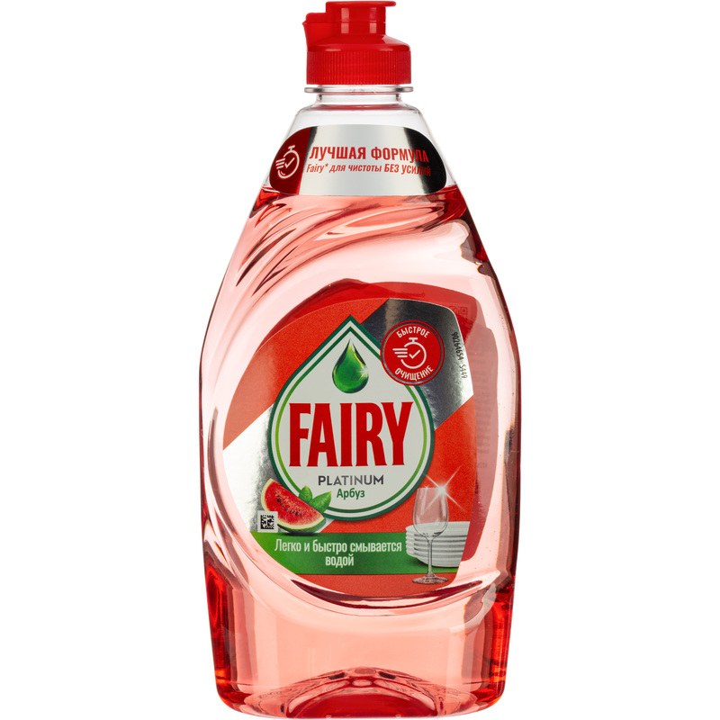 Изображение товара Средство для мытья посуды Fairy Арбуз гель 0.43 л